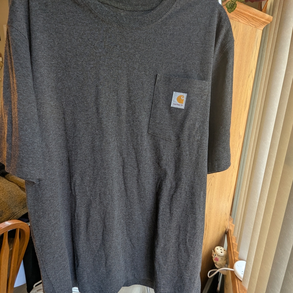 Carhartt Men's Dark Gray Loose Fit Tee